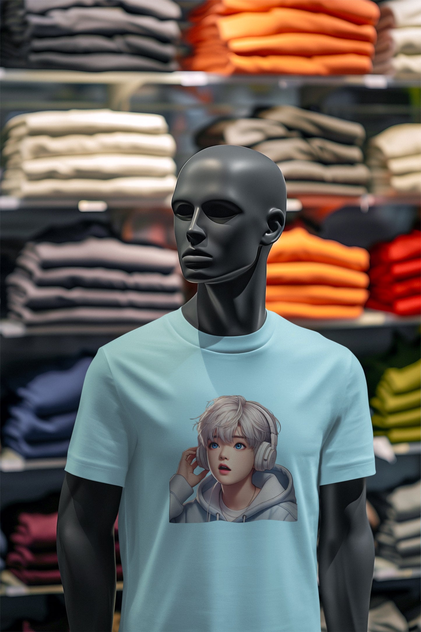 Blue Eyes Anime 2 T-Shirt