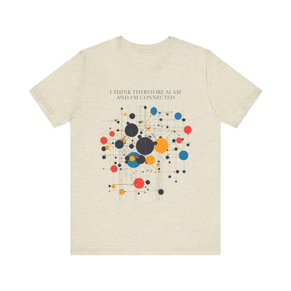 AI Connected Minds Graphic Tee - Unisex Jersey Short Sleeve Shirt