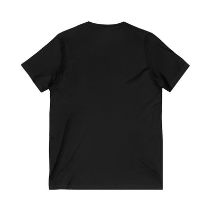 Deconstructed Face Unisex Jersey Short Sleeve V-Neck Tee