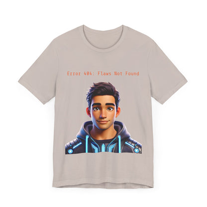 Graphic T-Shirt - Error 404: Flaws Not Found Unisex Tee