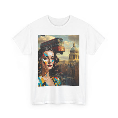 Surrealist Unisex Tee - Dali Inspired London Scene