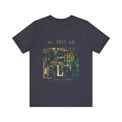 AI 2025 Tech-Inspired Unisex Jersey Tee