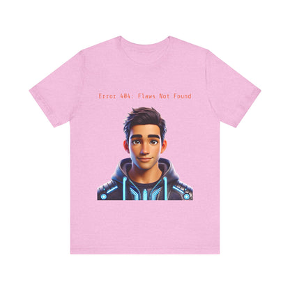 Graphic T-Shirt - Error 404: Flaws Not Found Unisex Tee