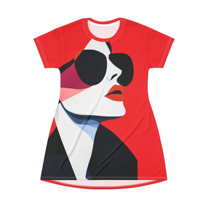 Modern art T-Shirt Dress (AOP)