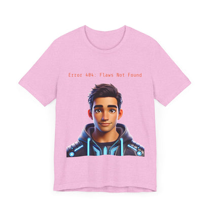 Graphic T-Shirt - Error 404: Flaws Not Found Unisex Tee