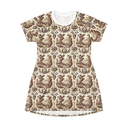 Toile de Jouy T-Shirt Dress