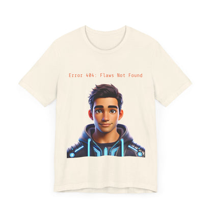 Graphic T-Shirt - Error 404: Flaws Not Found Unisex Tee