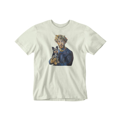 Van Gogh Blue Boy Dog T-Shirt