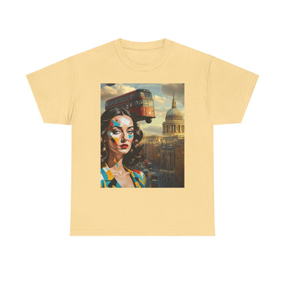 Surrealist Unisex Tee - Dali Inspired London Scene