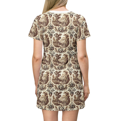 Toile de Jouy T-Shirt Dress