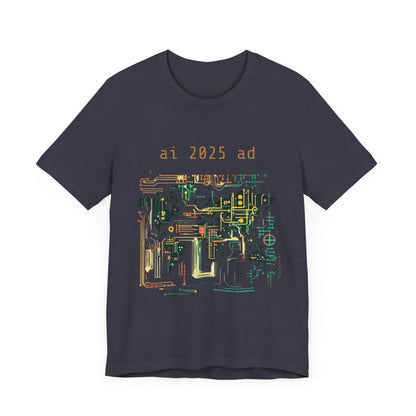 AI 2025 Tech-Inspired Unisex Jersey Tee