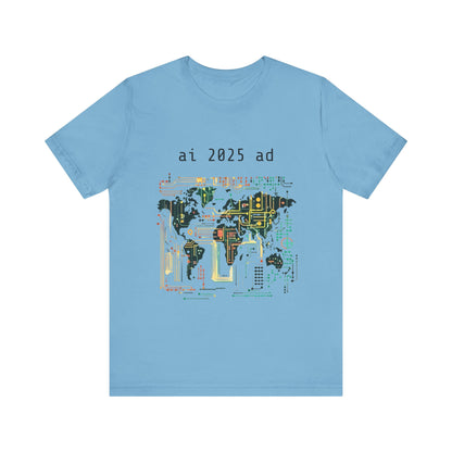 AI 2025 Tech-Inspired Unisex Jersey Tee