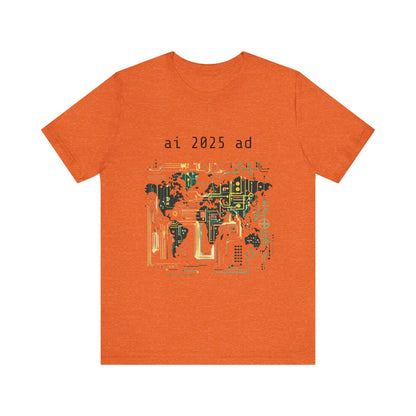 AI 2025 Tech-Inspired Unisex Jersey Tee