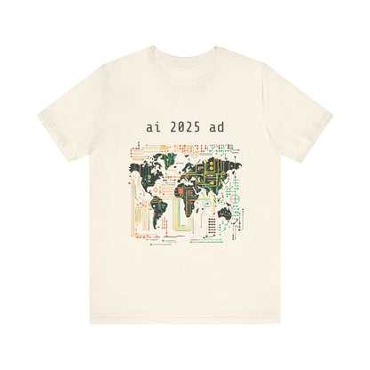 AI 2025 Tech-Inspired Unisex Jersey Tee