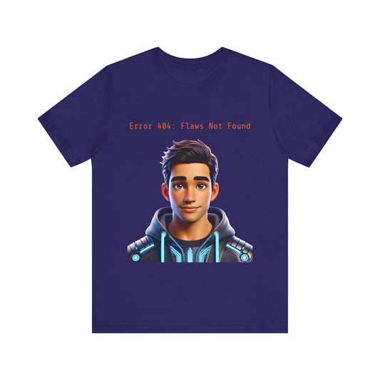 Graphic T-Shirt - Error 404: Flaws Not Found Unisex Tee