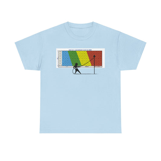 Ideal Weight Chart Unisex Heavy Cotton Tee