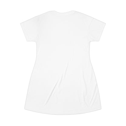 BlueBird of Happiness T-Shirt Dress (AOP)