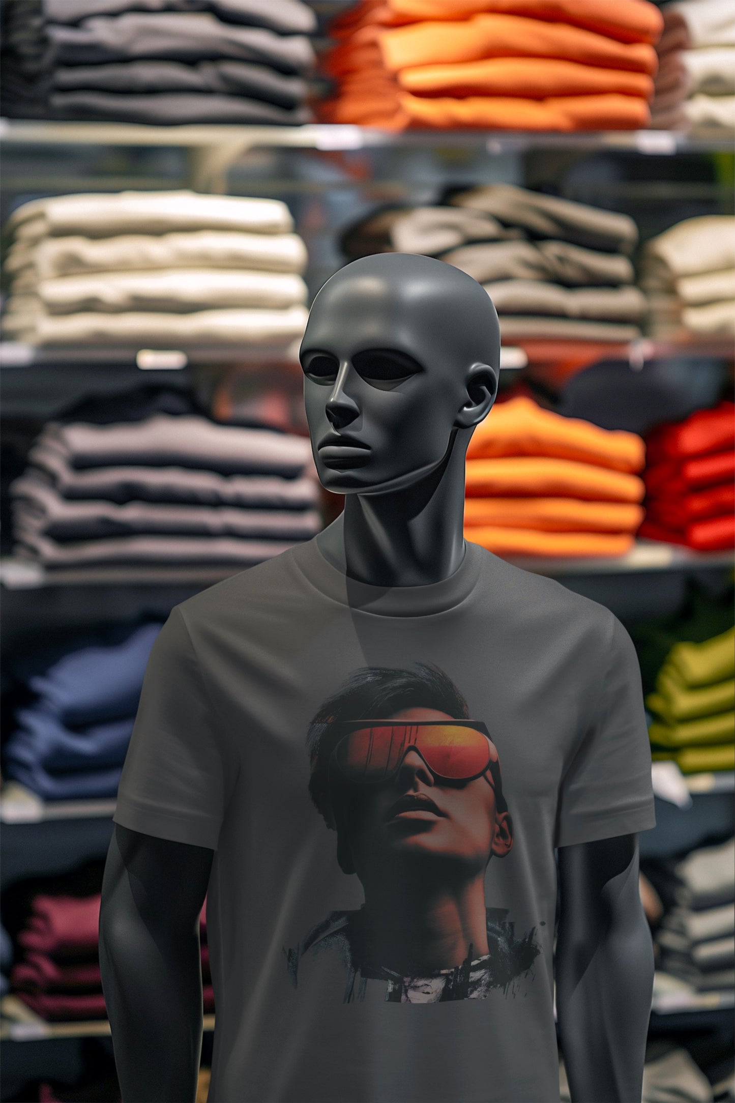 Red Glasses Boy T-Shirt